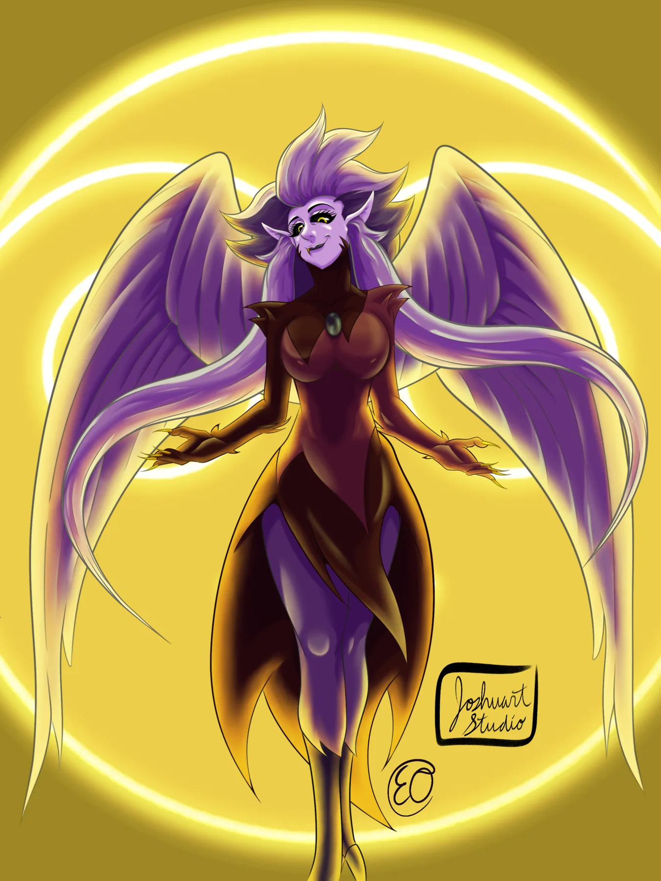 Original character illustration by Emerald Outcast